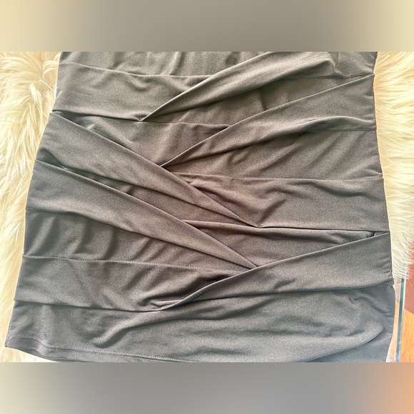 Wet Seal size M, medium BLACK Bodycon stretchy SEXY low cut top!  EUC! Like NEW! - Picture 5 of 8